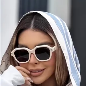 عینک آفتابی زنانه رنگ کرمی برند سلین