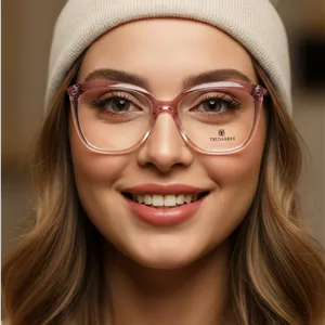 عینک طبی زنانه trussardi مربعی صورتی
