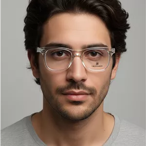 عینک طبی مردانه  trussardi شیشه ای سایز کوچک