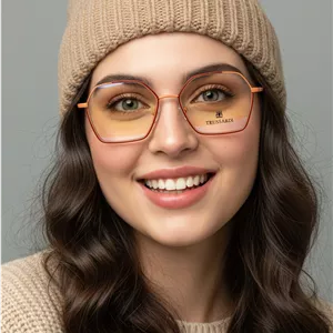 عینک طبی زنانه  فلزی trussardi  فانتزی