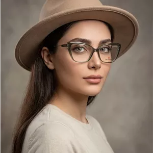 عینک طبی زنانه trussardi گربه ای خاص و فشن