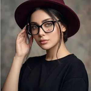 عینک طبی زنانه trussardi  نیمه گربه ای
