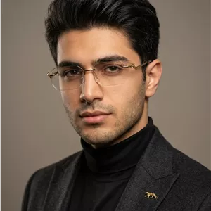 عینک بلوکات و فتوکرومیک مردانه کارتیر بدون فریم
