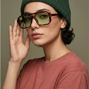 عینک شب زنانه فشن پلنگی