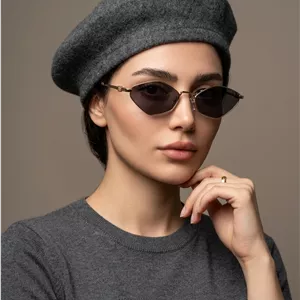 عینک زنونه فشن فلزی لوزی از برند میو میو