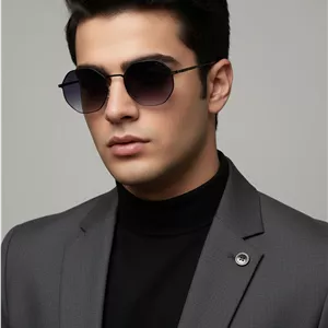 عینک آفتابی پلاروید مردانه ایس برلین چند ضلعی