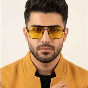 عینک شب مردانه فلزی porsche design