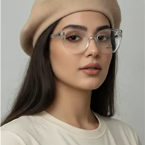 عینک طبی زنانه sepori گربه ای شفاف