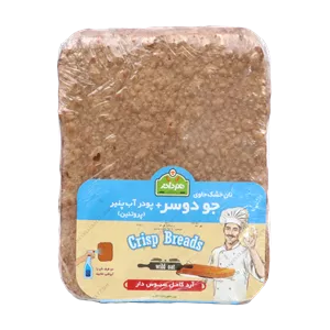 نان خشک حاوی جو دوسر و پودر آب پنیر