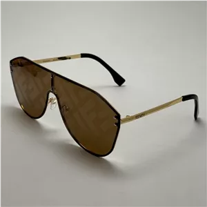 عینک آفتابی‌ و شب فریم لس فندی FENDI قهوه ای کد 2