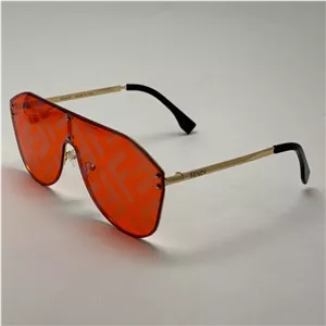 عینک آفتابی و شب فریم لس فندی FENDI قرمز کد 2