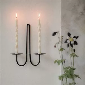 جاشمعی دیواری ساده و شیک فلزی