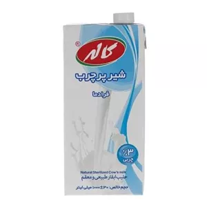 شیر پرچرب فرادما کاله 1 لیتر باکس 12عددی