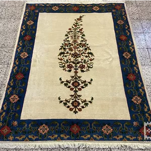 فرش دستباف پرده بختیاری (نقشه درختی کرم)