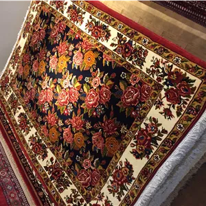 فرش دستباف پرده بختیاری (نقشه افشان سرمه‌ای)