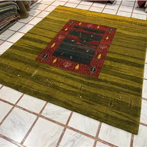 گبه دستباف پرده شیراز (نقشه مدرن سبز)