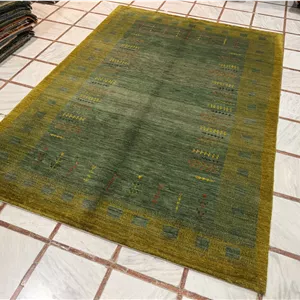 گبه دستباف پرده شیراز (نقشه مدرن سبز)