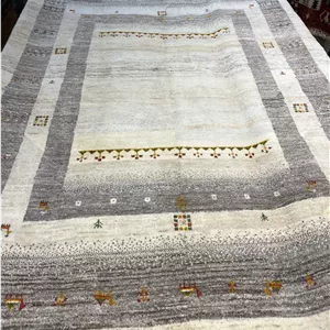گبه دستباف شش متری شیراز (نقشه تصویری کرم)