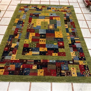 گبه دستباف پرده شیراز (نقشه خشتی الوان)