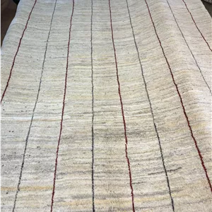 گبه دستباف شش متری شیراز (نقشه کف ساده کرم)
