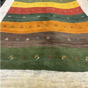 گبه دستباف قالیچه شیراز (نقشه چهار متن الوان)