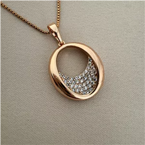 آویز گردنبند طرح هلال ژوپینگ مدل X001109151