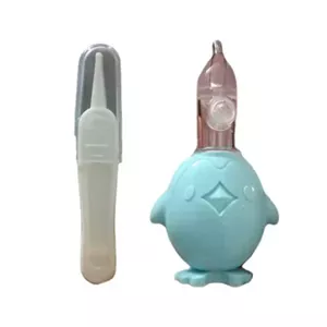 پوار بینی سیلیکونی به همراه پنس طرح پنگوئن کد 22600100