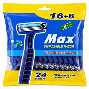ژیلت 3 لبه مکس 24 عددی کد 62500019