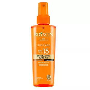 روغن ضد آفتاب و برنزه کننده بیوکسین BIOXCIN SPF15 حجم 200 میل