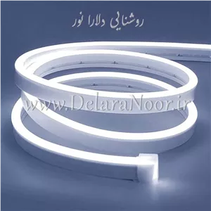 نئون فلکسی سفید 12 ولت
