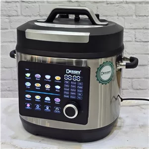 مولتی کوکر دسینی مدل 600 ظرفیت ۶ لیتر با بدنه استیل