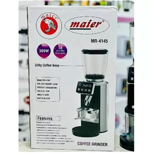 آسیاب قهوه مایر مدل MR-4145 با صفحه نمایش لمسی و توان ۳۰۰ وات