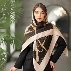 روسری نخ پنبه  سیا اسکارف کرم