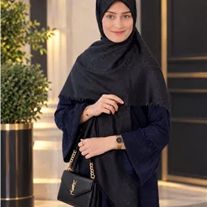 روسری نخی کشمیر لمه وارداتی دورو سایز ۱۴۰