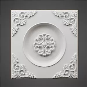 تایل سقفی و دیواری سه بعدی بهین آرت کد B4-G1 ( ابعاد ۶۰×۶۰ سانتی متر )