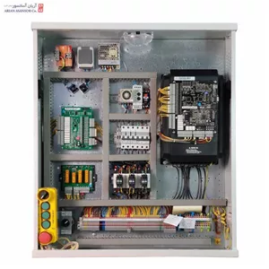 تابلو فرمان آریان آسانسور بلولایت 5.5کیلووات گیرلس پایه یو پی اس