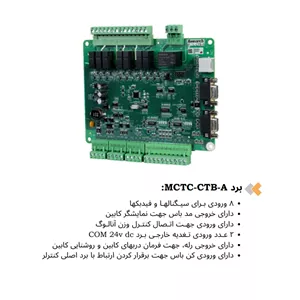 برد MCTC-CTB-A تابلو فرمان آسانسور مونارک