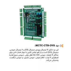 برد MCTC-CTB-OVS تابلو فرمان آسانسور مونارک