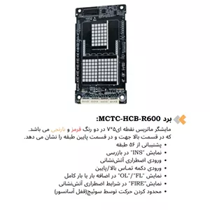 برد MCTC-HCB-R600 تابلو فرمان آسانسور مونارک