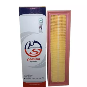 فیلتر هوا پرشین فیلتر مدل PS 21264 مناسب پژو 206 کوتاه نیو SD
