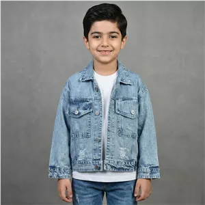 ست کت جین و تیشرت پسرانه طرح میکی موس رنگ آبی