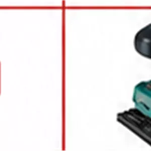 DCA سمباده لرزان مشتی 110x100 میلیمتر ASB03-100S