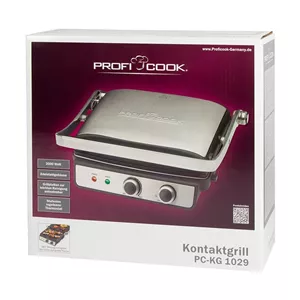 گریل برقی پروفی کوک PC_KG 1029، بدنه استیل، توان 2000 وات