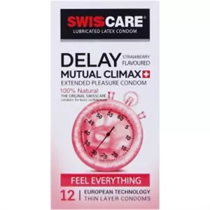 کاندوم تاخیری توت فرنگی سوئیس کر Swisscare Delay Mutual Climax