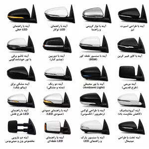 آینه بغل mvm x33