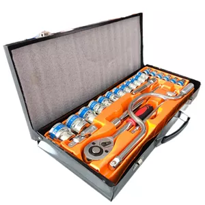 جعبه بکس 24 پارچه کینگ تولز (VIP KING TOOLS) نیمه صنعتی - سفید