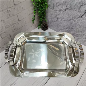 سینی پذیرایی استیل جفتی (وینکس)