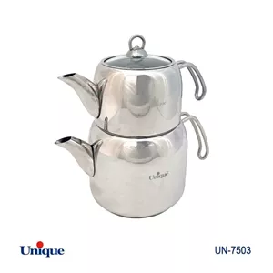 کتری قوری لوله دار استیل 7503(یونیک)