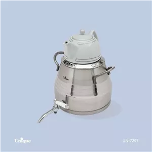کتری قوری 5لیتر استیل طرح ترک(یونیک)