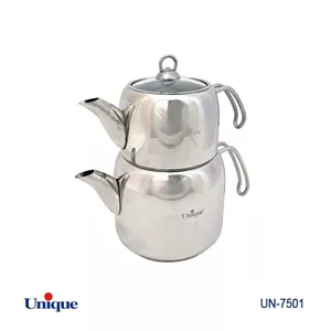 کتری قوری استیل لوله دار 7501(یونیک)